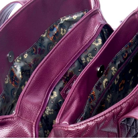 NWT: LUG TEMPO VL TOTE- WINE RED - BEAUTIFUL VEGAN LEATHER W/ INSULATED … - Picture 7 of 7